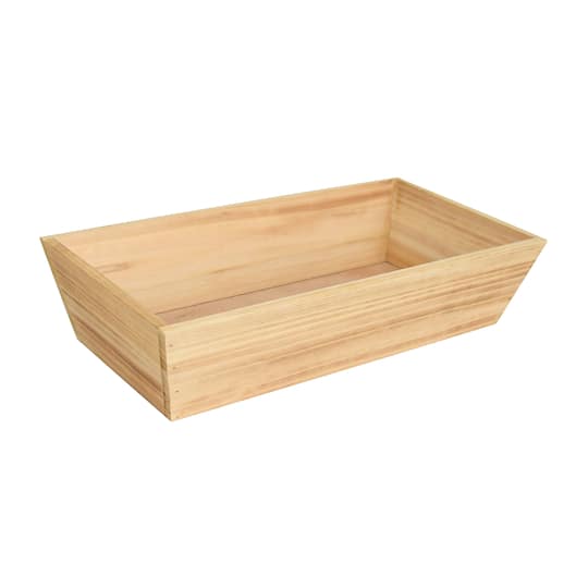 15.75" Wood Rectangular Tray by Ashland®